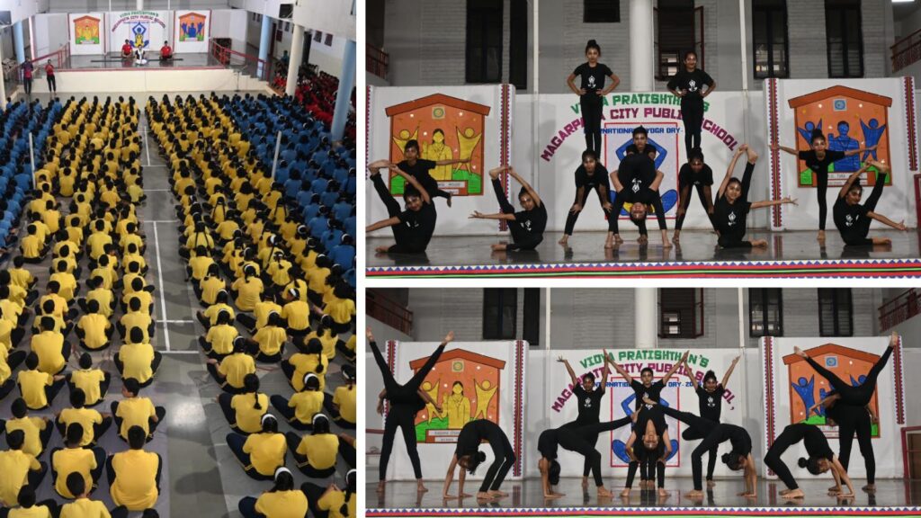 Pune: Vidya Pratishthan’s Magarpatta City Public School Celebrates International Yoga Day 2025