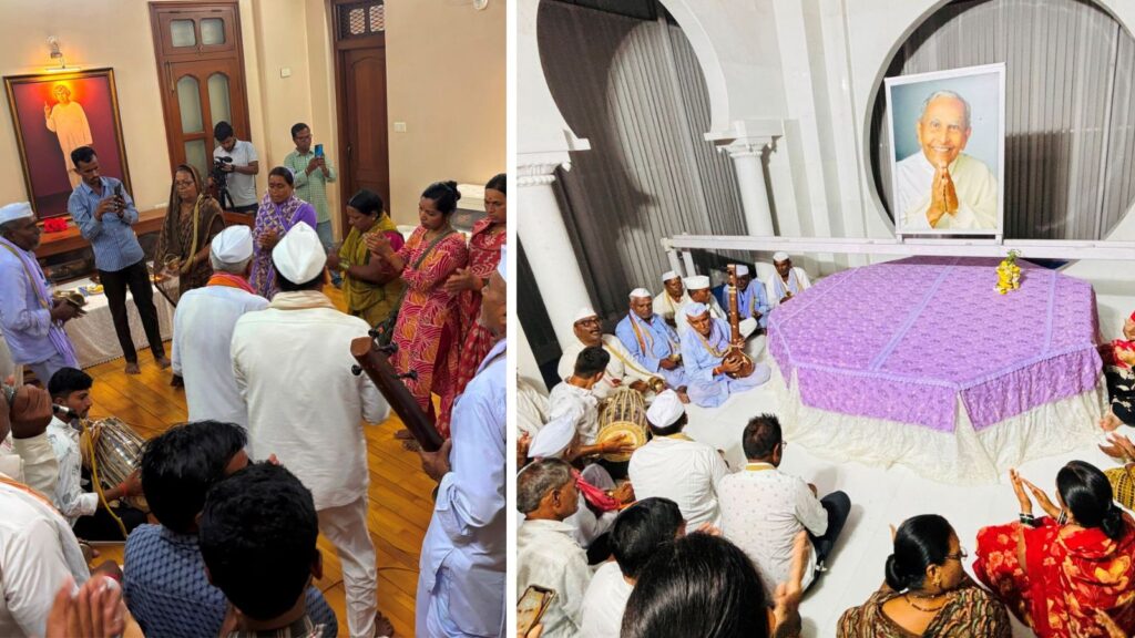 Pune: Warkaris Make Traditional Visit To Sadhu Vaswani Mission