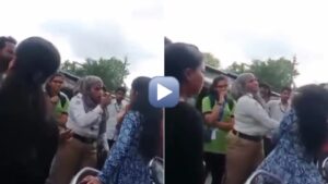 Latur Incident: "Call Your Father First, You Brat!" — Traffic Cop Slaps Girls Riding Triple Seat on Road, Video Goes Viral