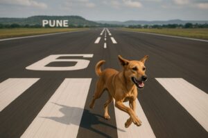 Pune: Air India Express Flight Aborts Landing Due to Dogs on Runway at Lohegaon Airport