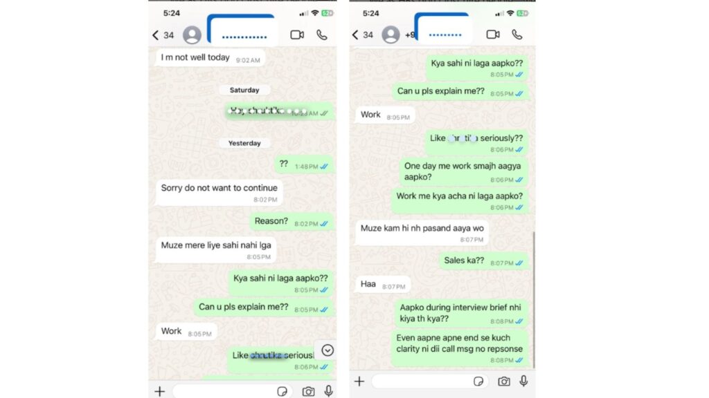 “Mujhe yeh kaam pasand nahi aaya”: New Hire Quits on First Day, HR’s LinkedIn Post Sparks Heated Debate Over Work Culture and Expectations