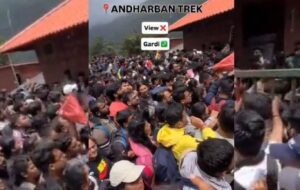 Monsoon Rush Forces Early Shutdown of Andharban Trek as Overcrowding Sparks Safety Alarms; Watch Viral Video