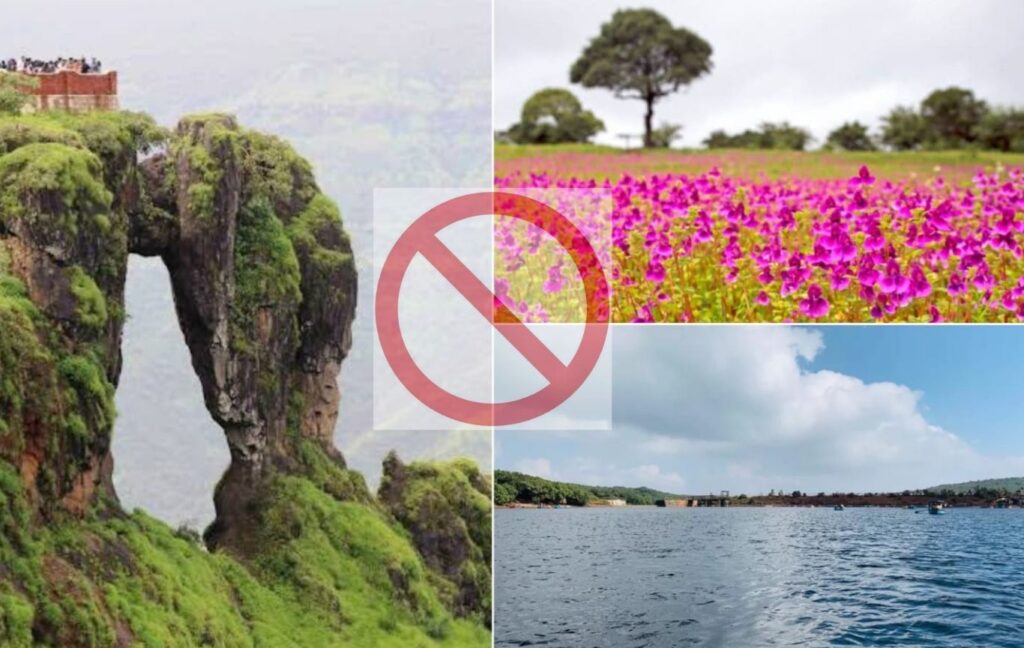 Restrictions Imposed at Satara Tourist Spots Till August 19; Includes Waterfalls, Kaas Plateau, Mahabaleshwar Sites, and Dams
