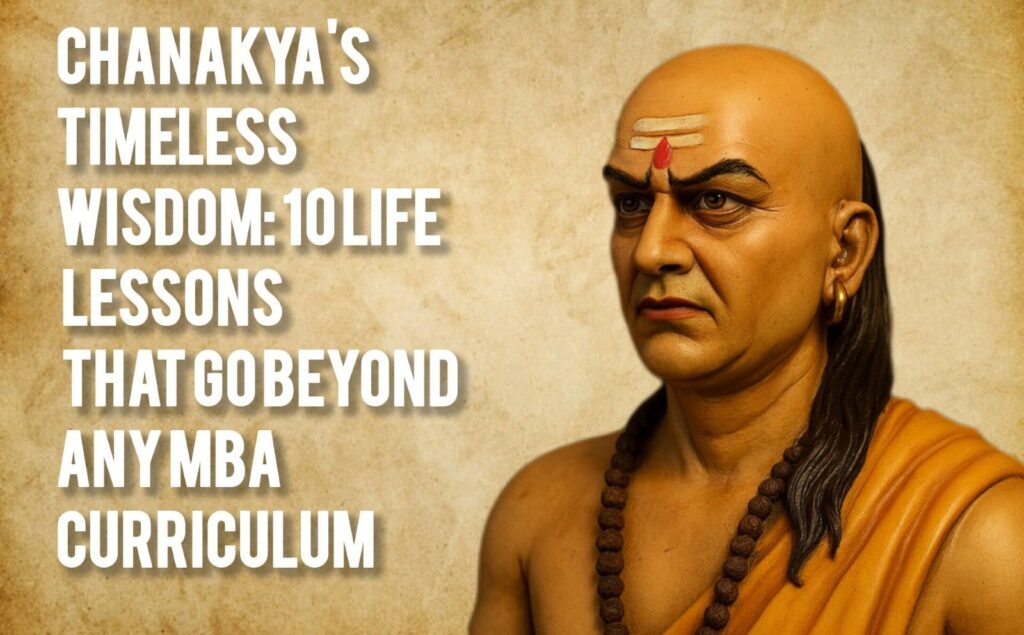 Chanakya's Timeless Wisdom: 10 Life Lessons That Go Beyond Any MBA Curriculum