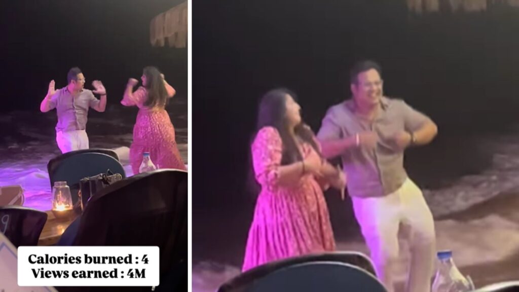Couple Dances Freely on Beach to ‘Nashik Ke Dhol’, Wins Hearts Online