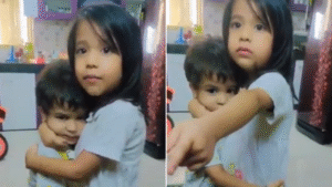 “Don’t Scold Him, I’m His Sister!” Little Girl Defends Brother in Viral ‘Mitti’ Video, Wins Hearts Online