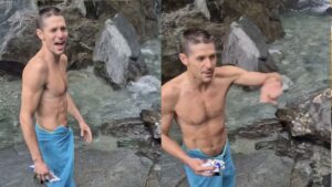 Foreigner Cleans Indian Tourist Spot While Locals Watch, Shameful Viral Video Sparks Outrage