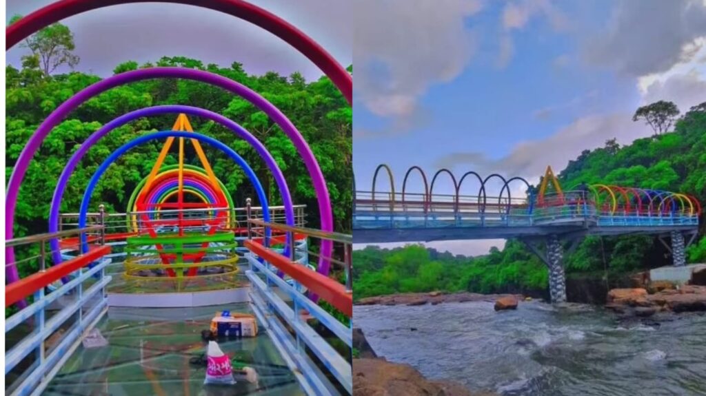 New Tourist Attraction: Maharashtra’s First Glass Bridge Opens Over Napne Waterfall in Sindhudurg(Video)