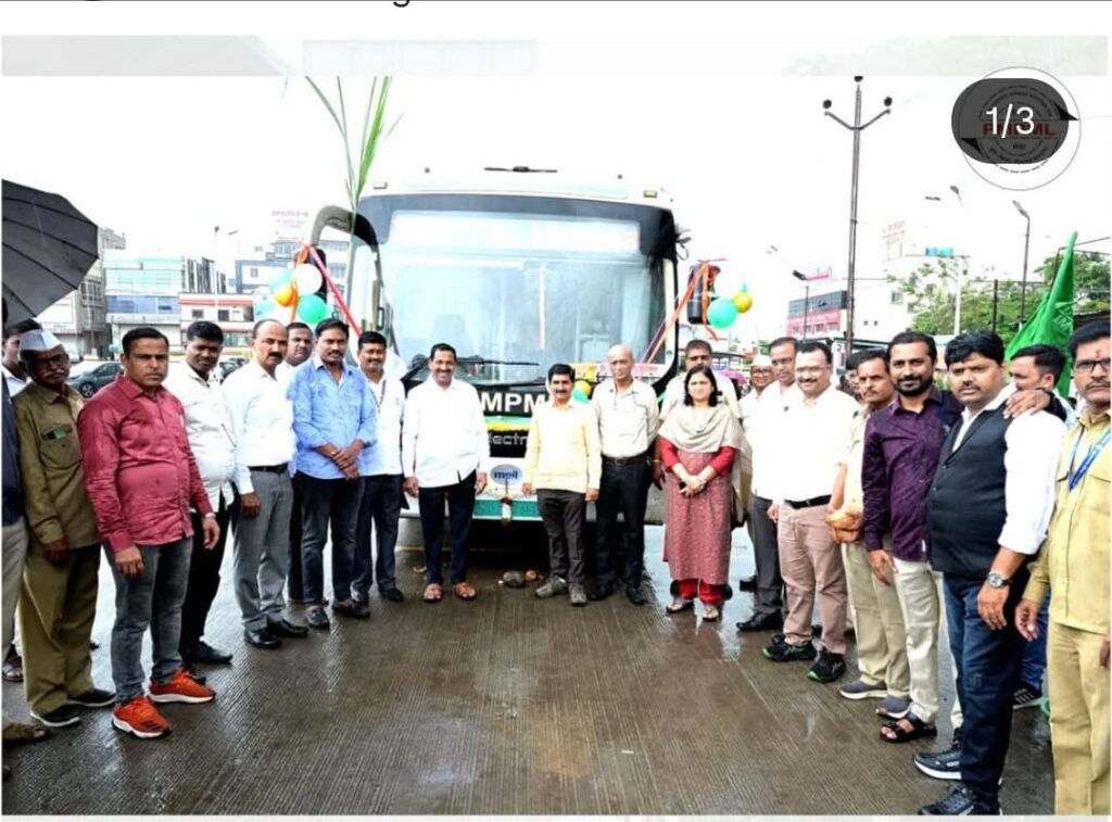 Pune: PMPML Launches E-Bus Service From Wagholi To Hinjawadi Phase 3