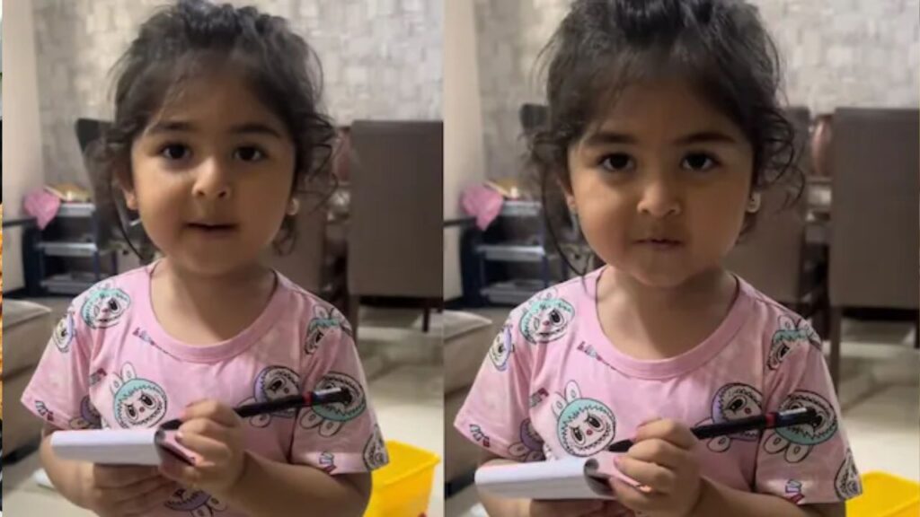 Internet Melts as Little Girl Runs Her Own Restaurant and Takes Orders Like a Pro