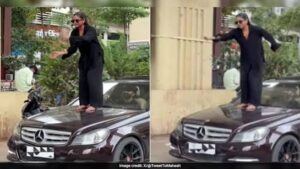 Mumbai Woman Performs Viral ‘Aura Farming’ Dance on Moving Mercedes for Reel, Boyfriend Detained