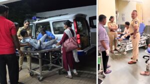 RTO Team’s Quick Response Saves Three After Bike Accident On Pune-Kolhapur Highway