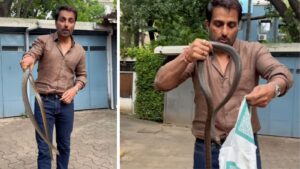 Sonu Sood Saves Snake with Bare Hands, Wins Hearts Again – Watch Video
