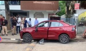 Watch: Car Runs Over Worshippers Near Kala Ganpati Temple in Chhatrapati Sambhajinagar, Leaving 2 Dead, Many Injured
