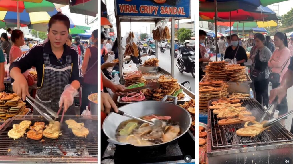 Viral Video: ‘Chappal Khayega’ Gets Real? Woman Seen Frying ‘Slippers’ at Roadside Stall, Internet Reacts with Hilarious Comments