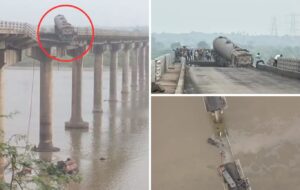 Gujarat Tragedy: Gambhira Bridge Collapse Kills Four, Vehicles Plunge Into Mahisagar River