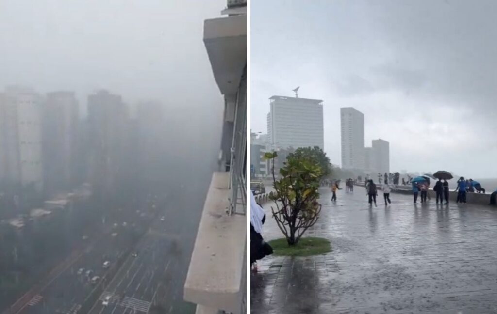Maharashtra Weather Update: Heavy Rains Lash Mumbai, Yellow Alert Issued for Ghats