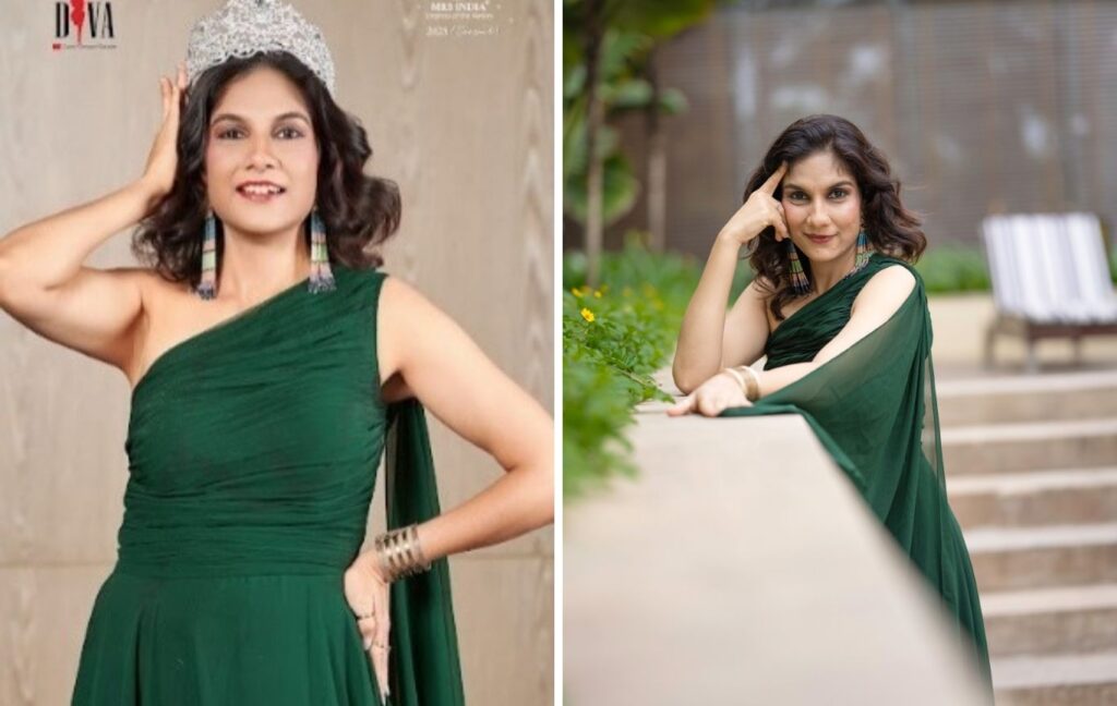 Pune: Urvashi Sharma Wins Mrs. Timeless Beauty Title In Silver Category
