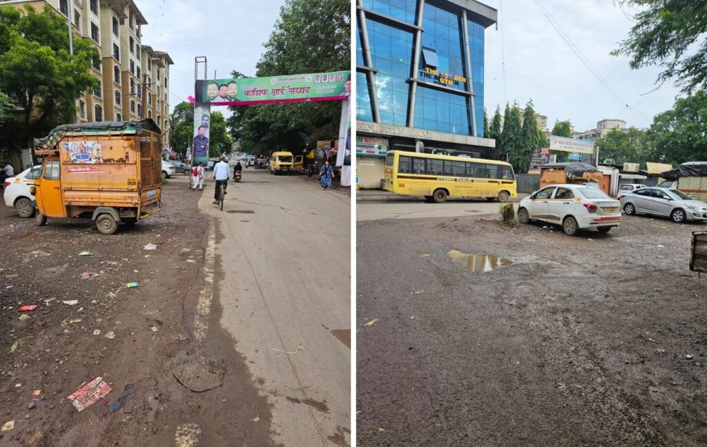 Pune: Kondhwa Residents Raise Alarm Over Illegal Parking Near Kumar Suraksha, Urge Swift Action To Prevent Accidents