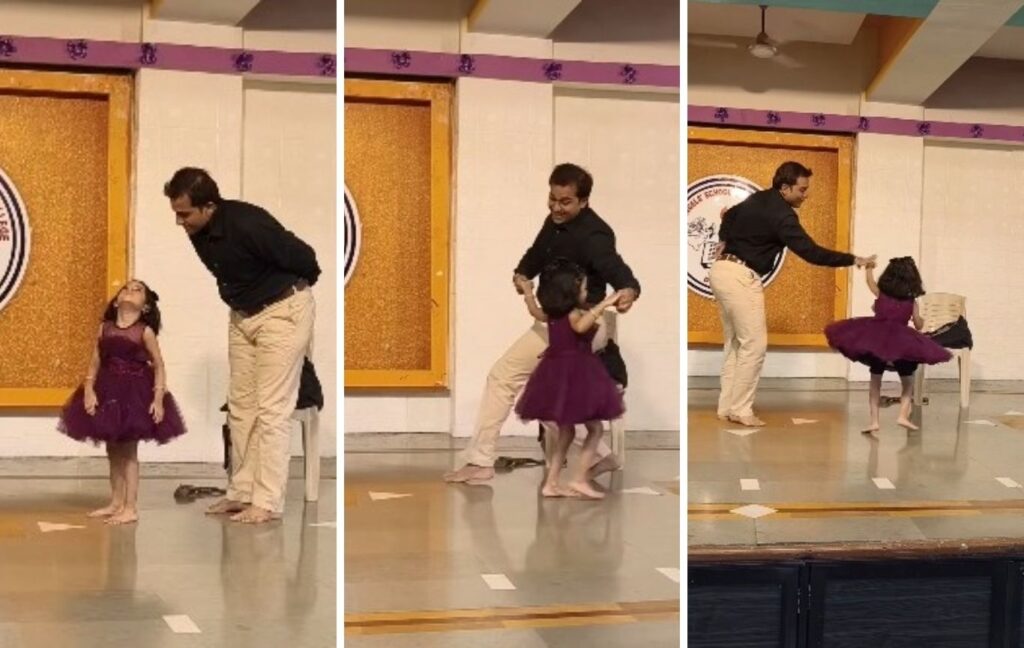 Viral video: Dad Steals Hearts with Dance for Daughter at School Event Father-daughter duo dancing on Father's Day melts hearts across social media