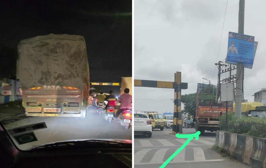 Pune: Traffic Chaos Returns At Gangadham Chowk As Heavy Vehicles Flout Safety Measures