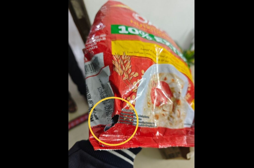 Pune: Wakad Consumer Receives Mouse-Nibbled Oats Packet From Swiggy Instamart, Flags Hygiene Issues