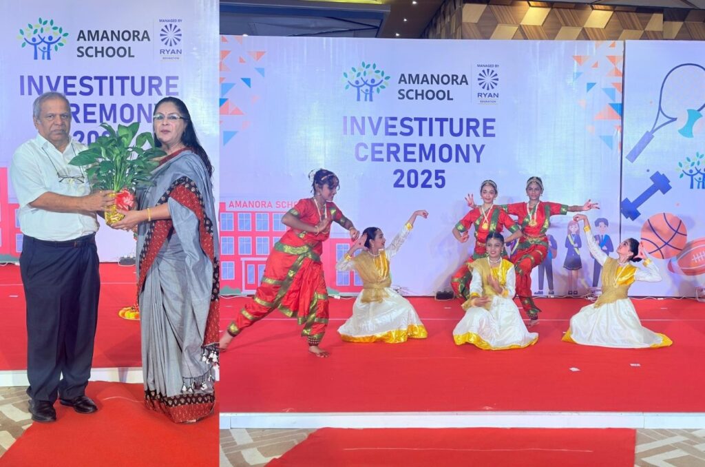 Pune: Amanora School Celebrates Student Leadership And Academic Achievements At Investiture and Felicitation Ceremony