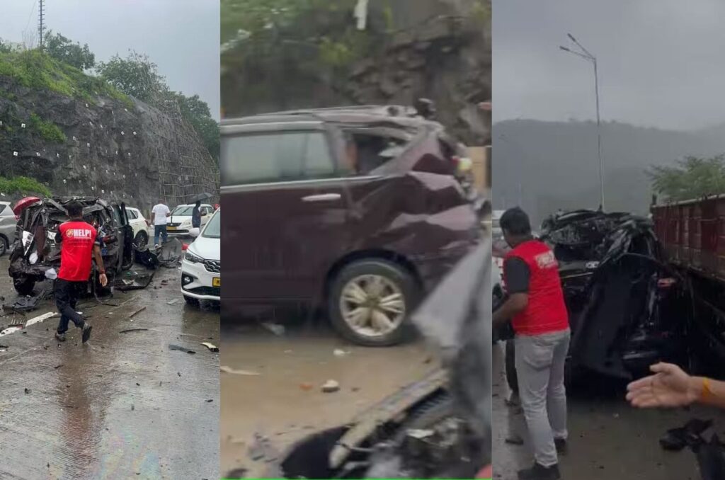 Major Accident on Mumbai-Pune Expressway: 18-20 Vehicles Collide, 5 km Long Traffic Jam  
