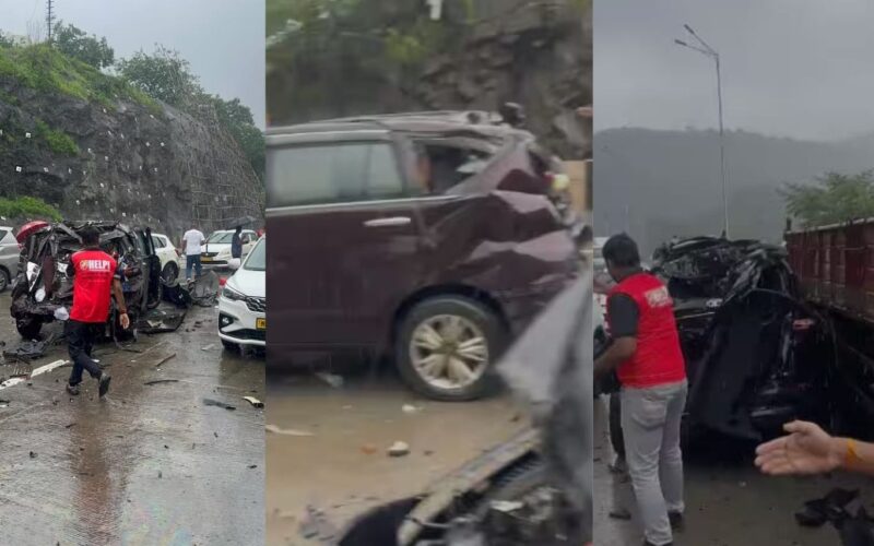Major Accident on Mumbai-Pune Expressway: 18-20 Vehicles Collide, 5 km Long Traffic Jam  