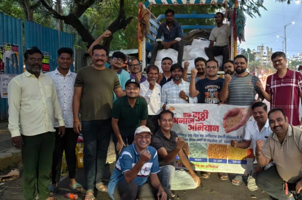 Pune News: Seva Vardhini’s Ek Mutthi Anaj Abhiyan: 1.02 Million Meals Served Through People’s Movement
