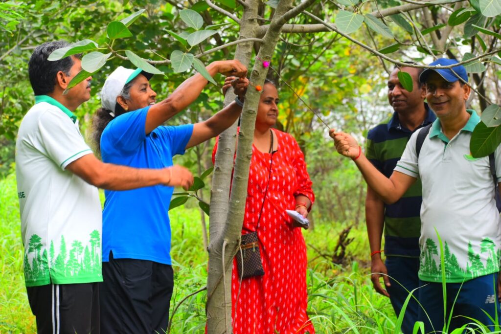 Pune: Green Sunrise Hills Foundation Celebrates Raksha Bandhan By Tying Rakhis To Trees In Wagholi