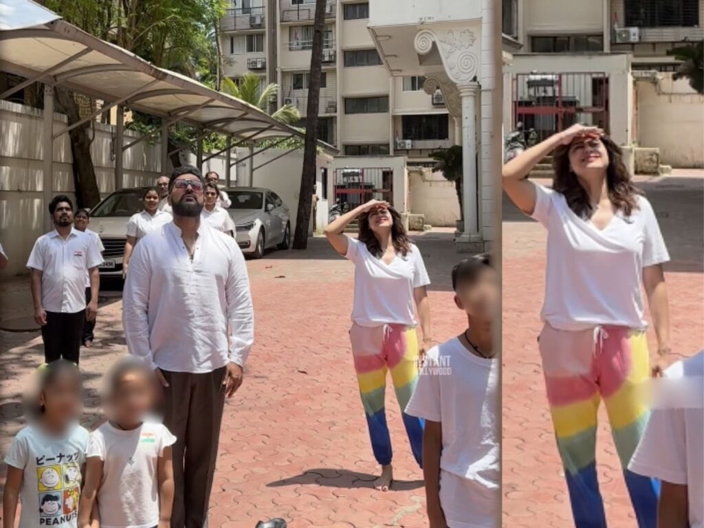 Watch: Shamita Shetty Brutally Trolled for Her Posture During National Anthem on Independence Day