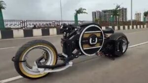 A Unique Bike Running on the Streets of Surat is Grabbing Attention
