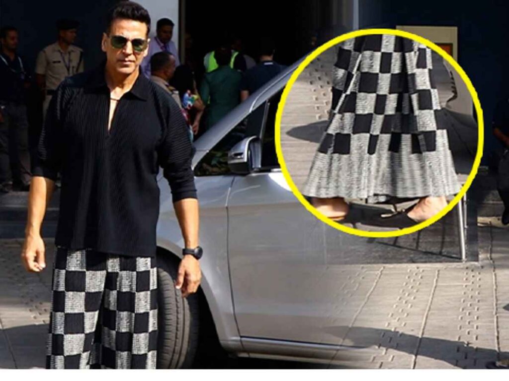 'Bhai Mein Ranveer Singh Ghus Gaye': Akshay Kumar Sports Palazzo Pants, Netizens Can’t Stop Joking – Watch Video
