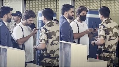 Allu Arjun Asked to Remove Mask at Mumbai Airport, Internet Reacts to Viral Video: “Idhar Jhukna Padega”