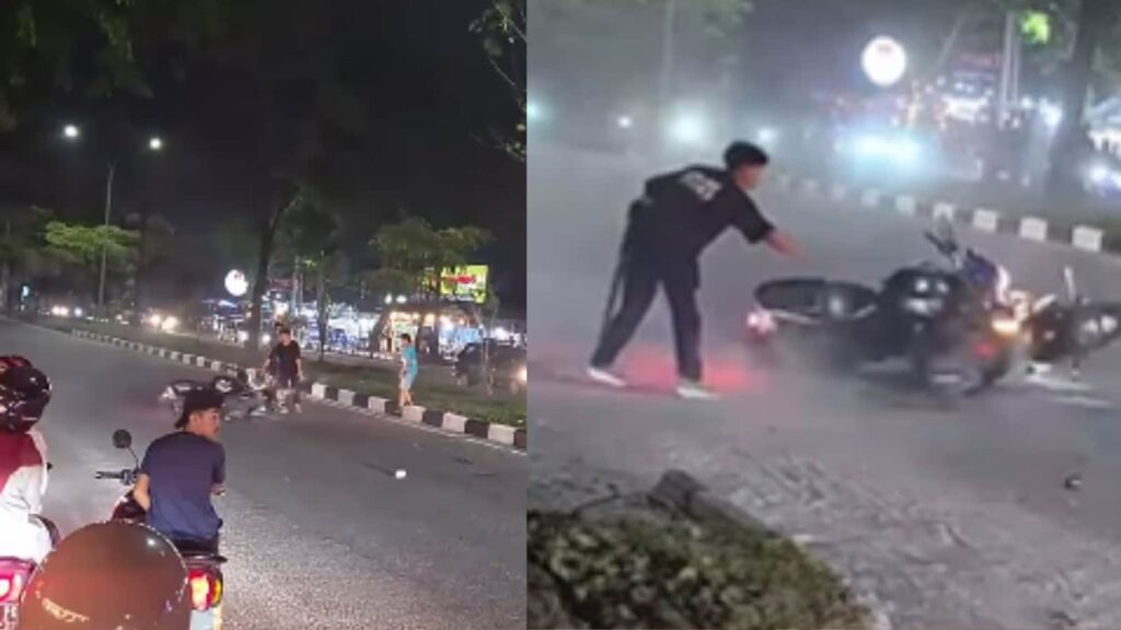 Viral Video: Two Bikes Move Like Dancing Couple After Accident on Jaipur Road, Internet Jokes About ‘Saiyaara Movie Effect’  