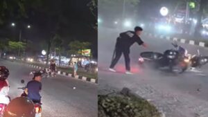 Viral Video: Two Bikes Move Like Dancing Couple After Accident on Jaipur Road, Internet Jokes About ‘Saiyaara Movie Effect’  
