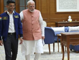 Prime Minister interacts with Astronaut Shubhanshu Shukla