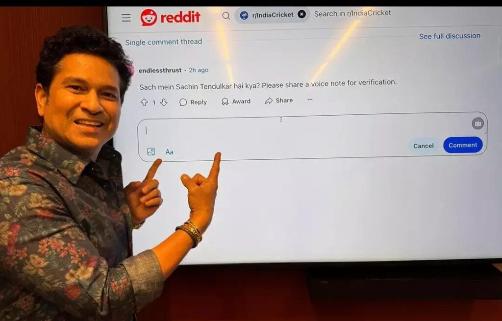‘Abhi Aadhar bhi bheju kya?’: Sachin Tendulkar’s witty reply leaves fans in splits