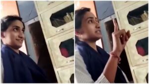 Caught on Camera: Woman Watches Reels at Work, Threatens Senior with False Complaint When Confronted