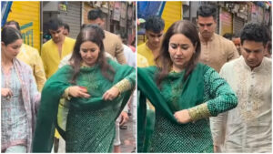 This is Love! Sachin Tendulkar’s Sweet Gesture for Wife Anjali Goes Viral During Lalbaugcha Raja Visit