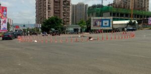 Pune: PMC Dismantles Traffic Circle At SM Ghule Chowk In Mohamadwadi After Residents’ Protest