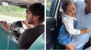 Shocking Video gone Viral: Cab Driver’s Rash Driving to Evade Police Terrifies Family