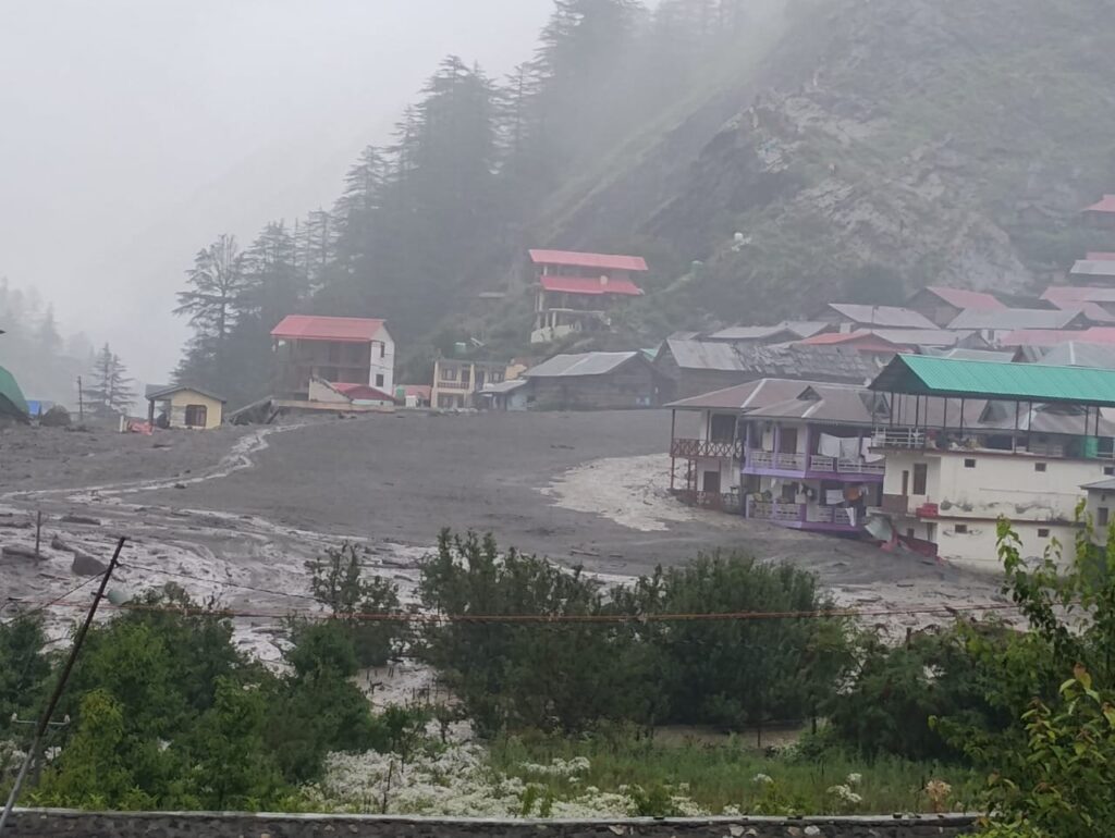 Flash Flood Ravages Dharali Village In Uttarkashi After Cloudburst; Rescue Operations Underway 