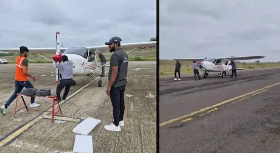 Pune: Aircraft Makes Emergency Landing Near Baramati Airport, Pilot Safe
