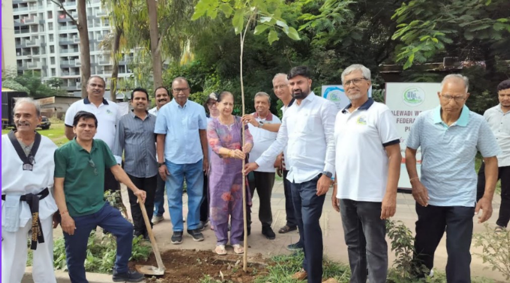 Pune: Balewadi Welfare Federation Continues ‘Green Balewadi’ Initiative with Over 1,200 Trees Planted Since 2021