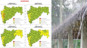 Maharashtra Weather Update for August 22: Rainfall Intensity to Ease as Low-Pressure Belt Shifts North; IMD Issues Alerts for Konkan and Vidarbha