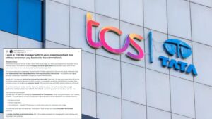 "I Work in TCS": TCS Employee Alleges Manager With 14 Years of Service Was Fired Without Severance Pay
