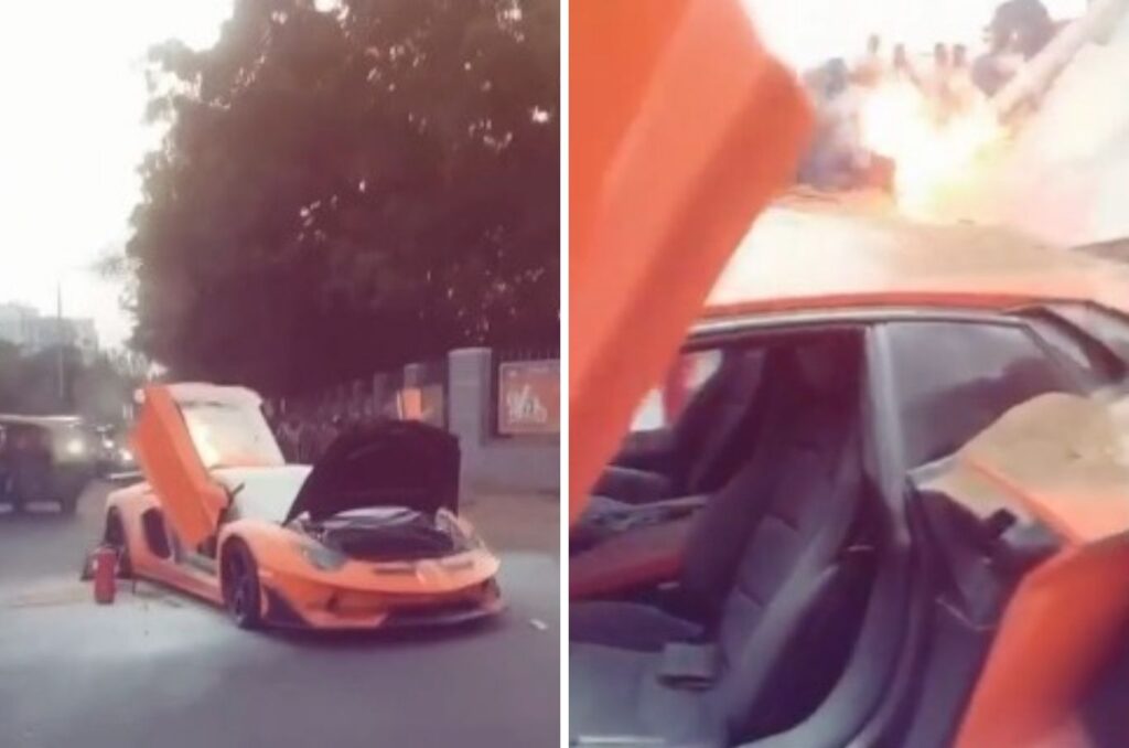 Gautam Singhania Slams Lamborghini After ₹10 Crore Aventador Catches Fire in Bengaluru