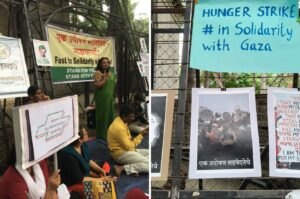 Pune: Civil Society Group Stages Symbolic Hunger Strike Against Atrocities In Palestine